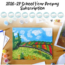 Load image into Gallery viewer, 2026-27 School Year Pre-paid Art Box Subscription - 9 months (Sept - May)
