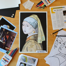 Load image into Gallery viewer, Jan Vermeer Art Box for 2 Students