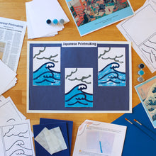 Load image into Gallery viewer, Japanese Printmaking Art Box for 2 Students
