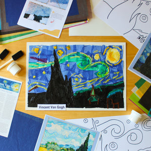 Vincent Van Gogh Art Box for 2 Students