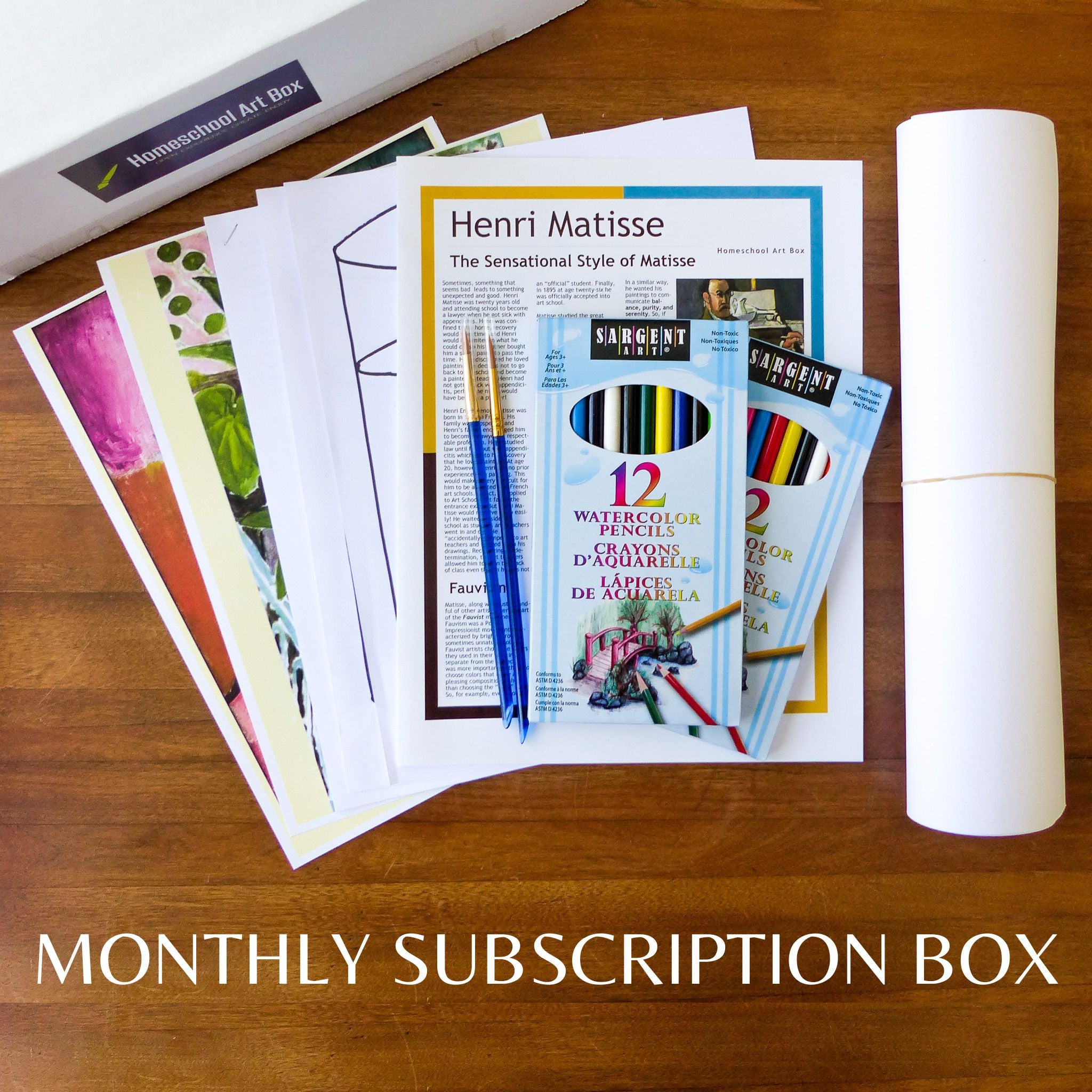 Elementary Artist Box Monthly - Classy Artist Box